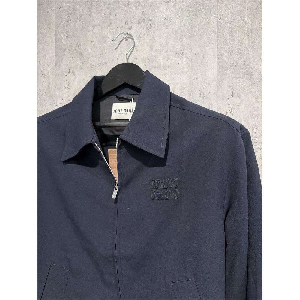 Miu Miu Thin Navy Blue Jacket Brand New Size S